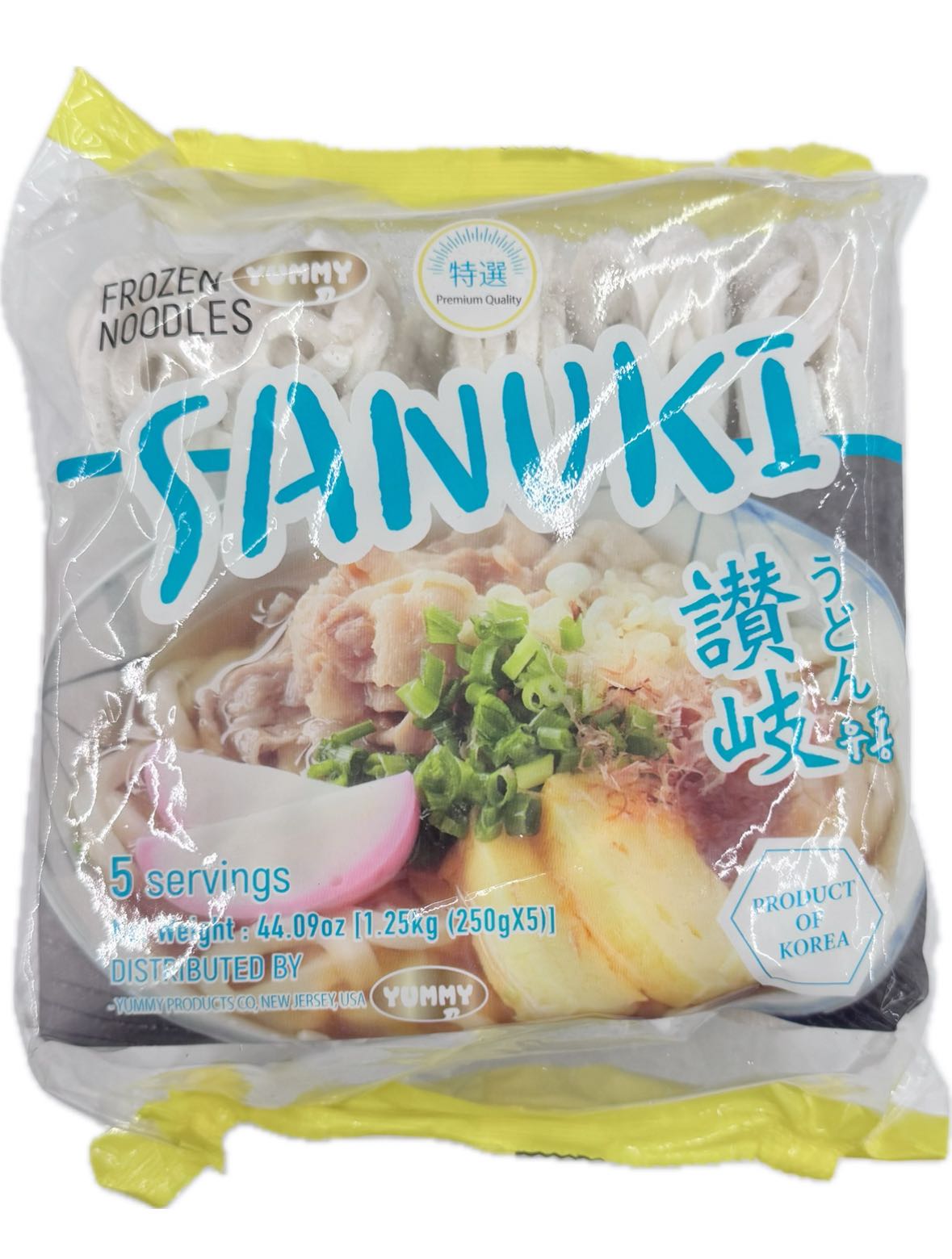 Frozen Noodles Sanuki Udon 6 * 250g x 5 servings / Case