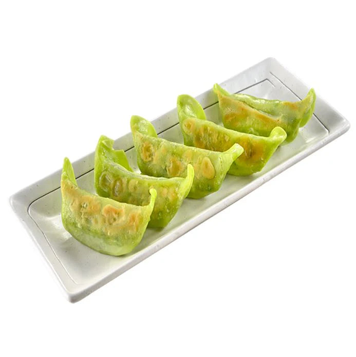 AJ Frozen Green Gyoza Vegetable & Edamame Dumpling 20*(240g*12Pcs ) 10.58 Lbs / Case