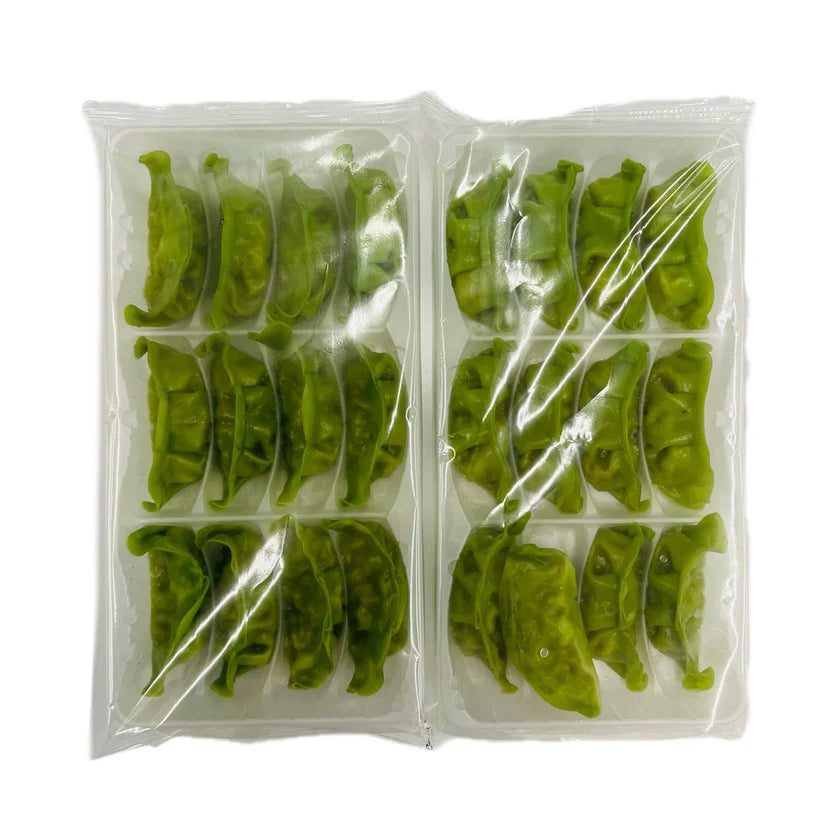AJ Frozen Green Gyoza Vegetable & Edamame Dumpling 20*(240g*12Pcs ) 10.58 Lbs / Case