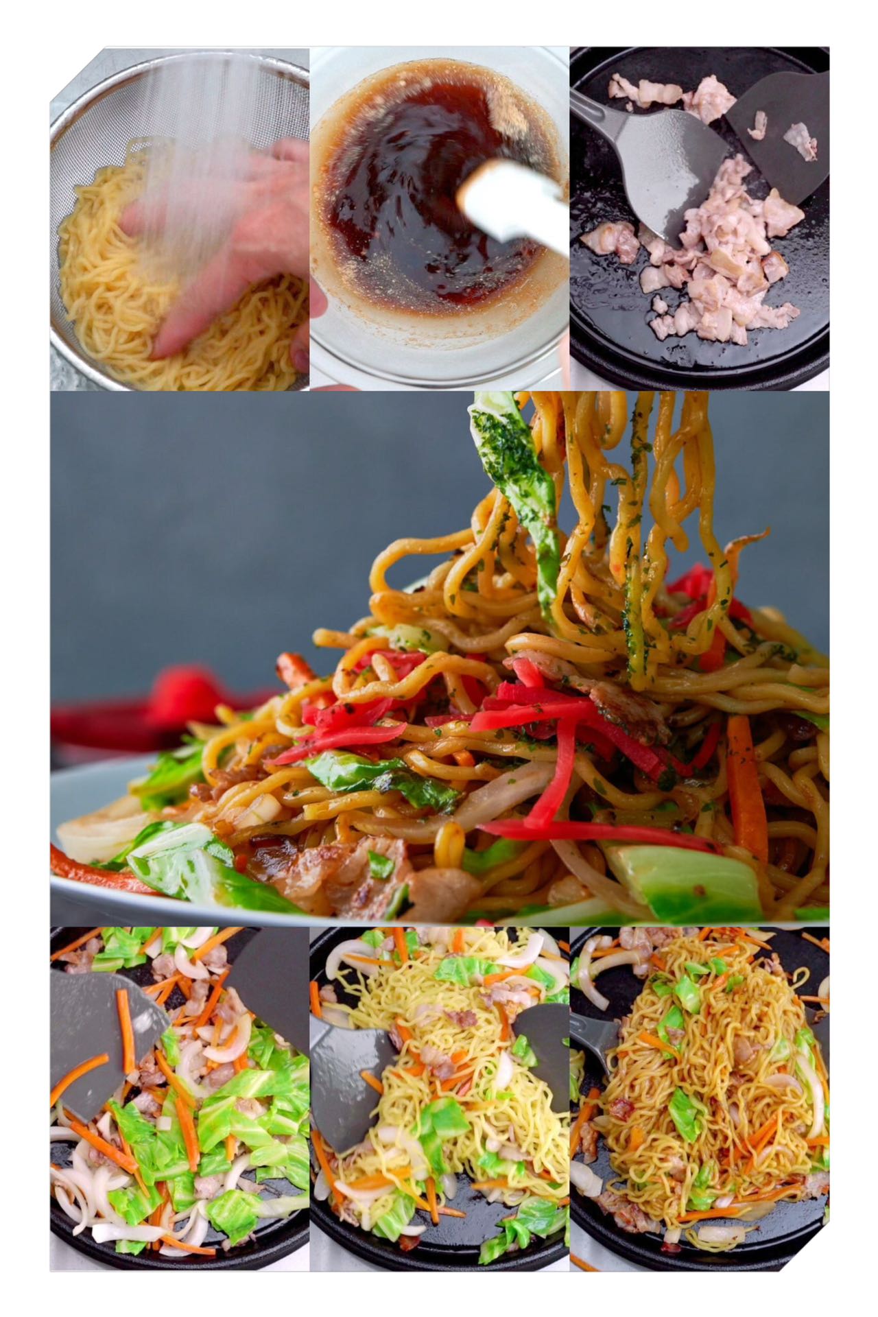 Frozen Yaki Soba Stir Fry Noodles  20 Packages (16.93oz) / Case