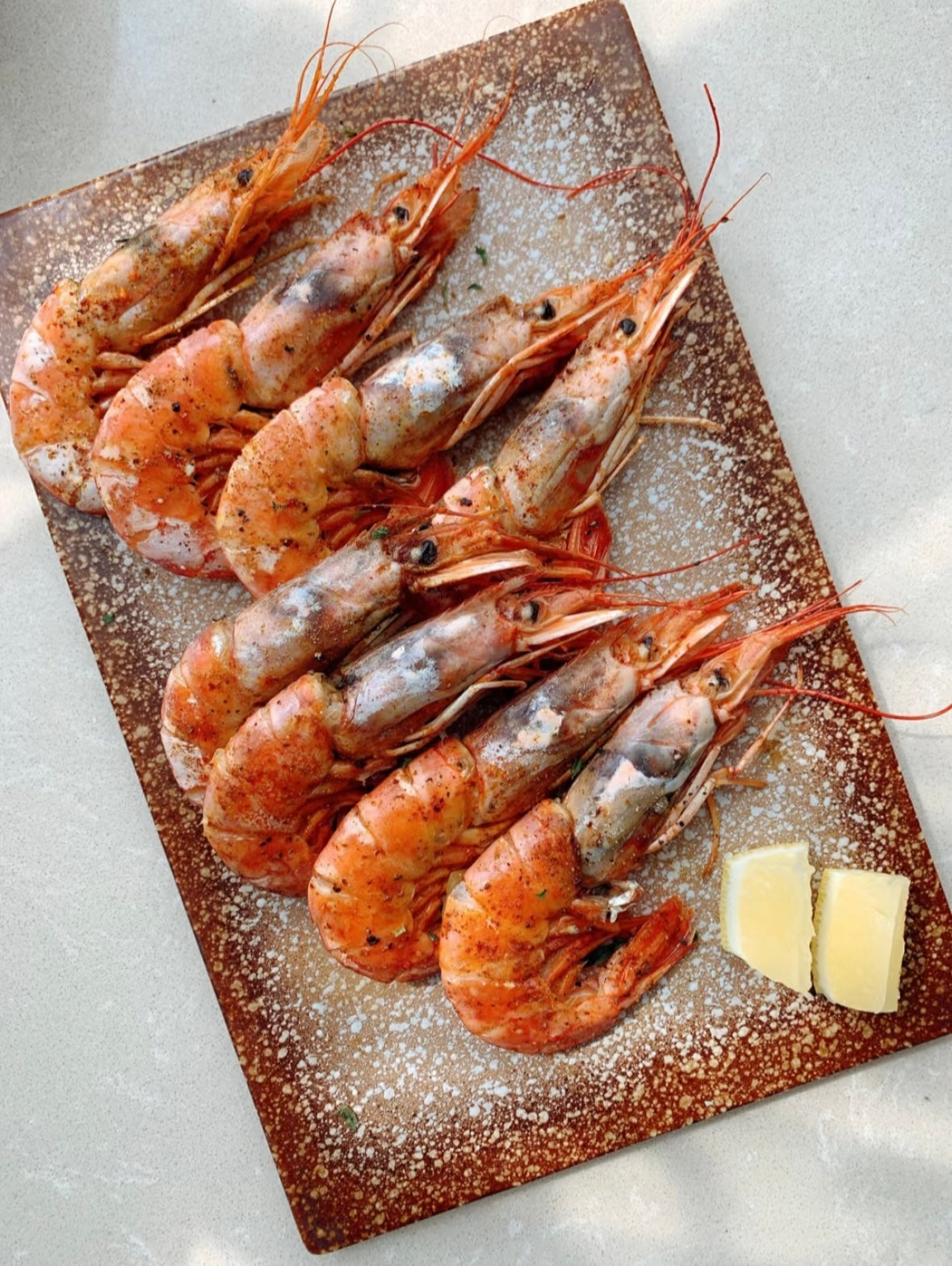 Frozen Wild Caught Red Shrimp Langostinos Congelados  1.76 lbs * 3 boxes