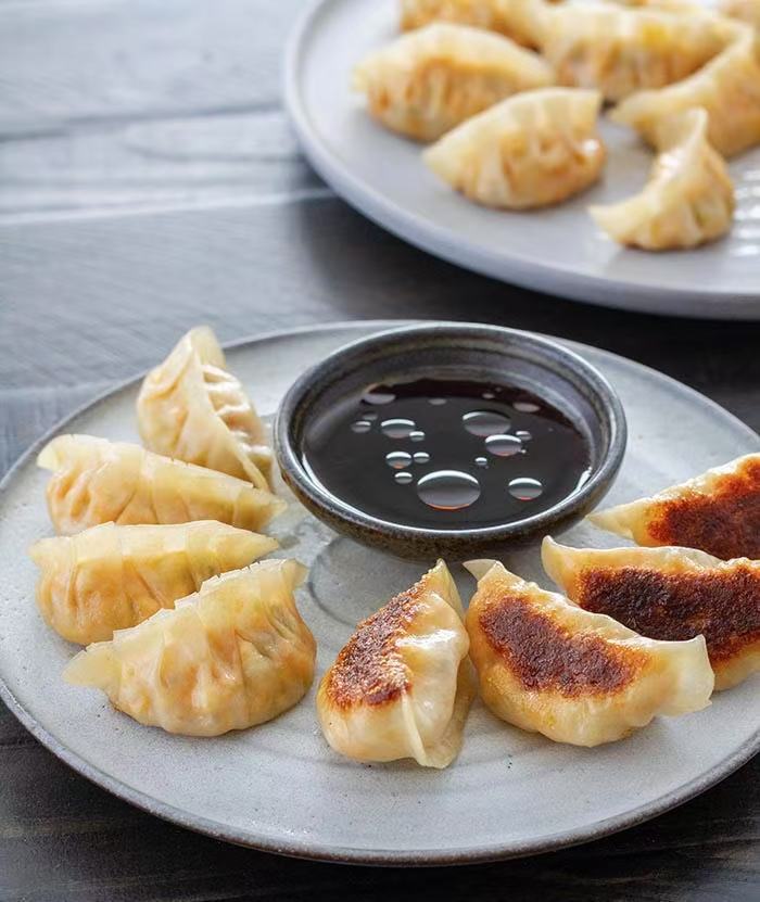 TSAKUA Frozen Pork & Napa Cabbage Gyoza Fully Cooked 32oz (2 lbs) * 6 bags